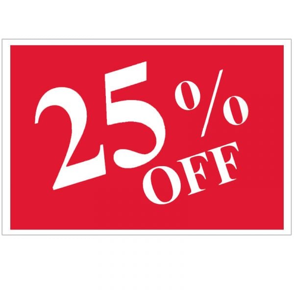25% Off