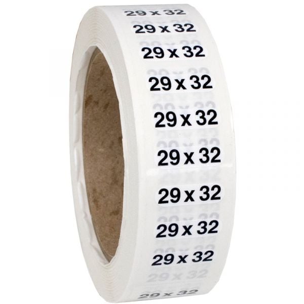Size 29x32 labels