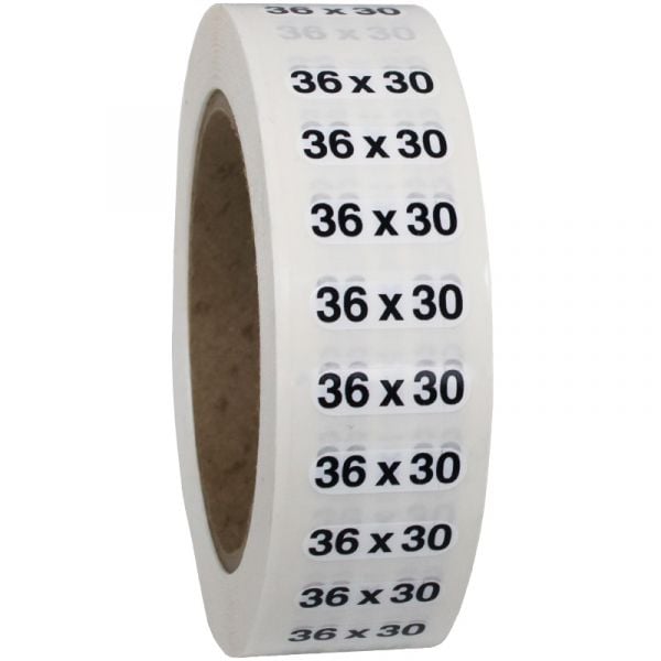 Size 36x30 labels