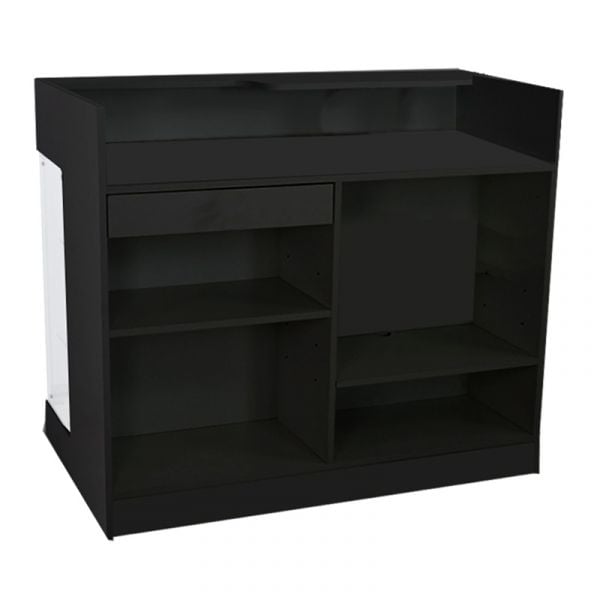 Ledgetop Counter with Glass Front
