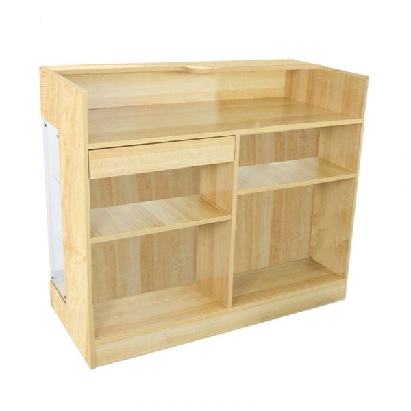Ledgetop Counter with Glass Front