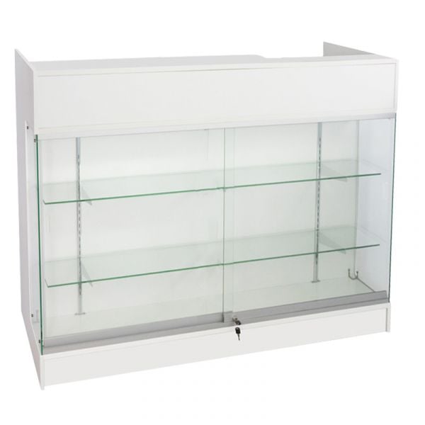 Ledgetop Counter with Glass Front