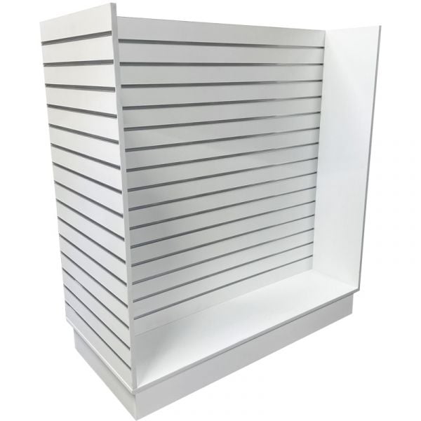 Slatwall 4ft H Unit With Aluminium Inserts
