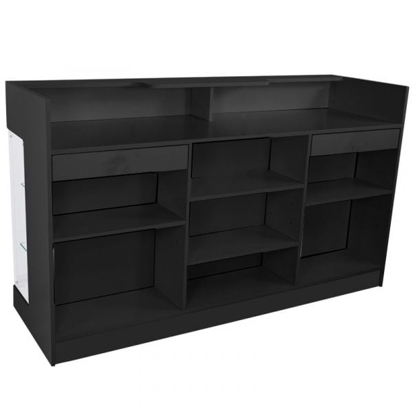 Ledgetop Counter with Glass Front