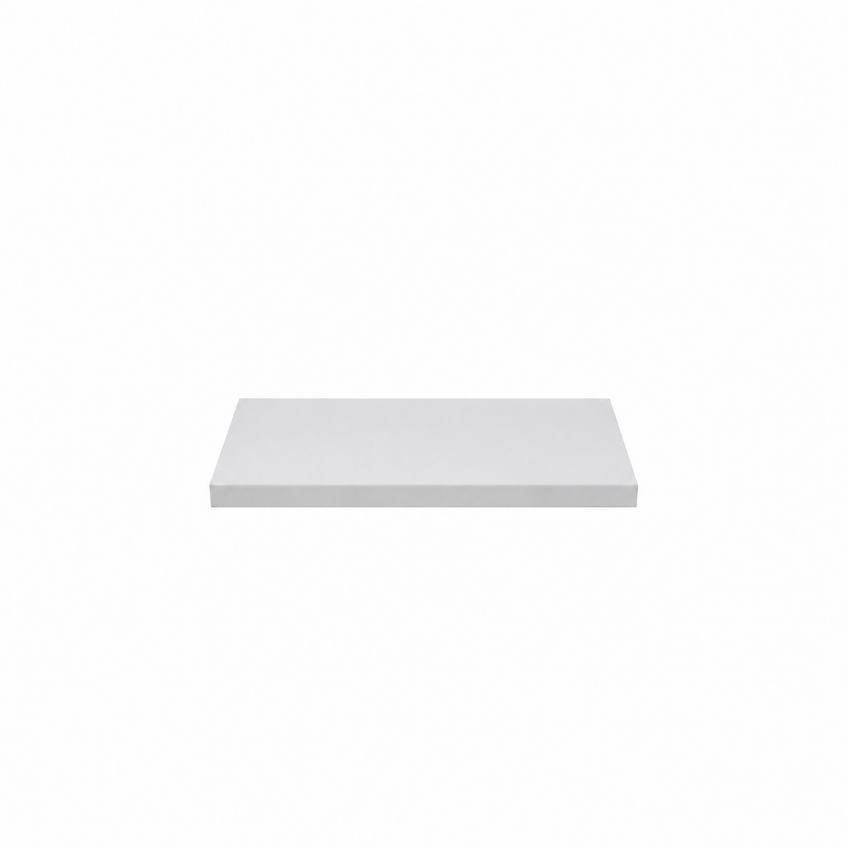 12" x 24" White Wood Melamine Shelf