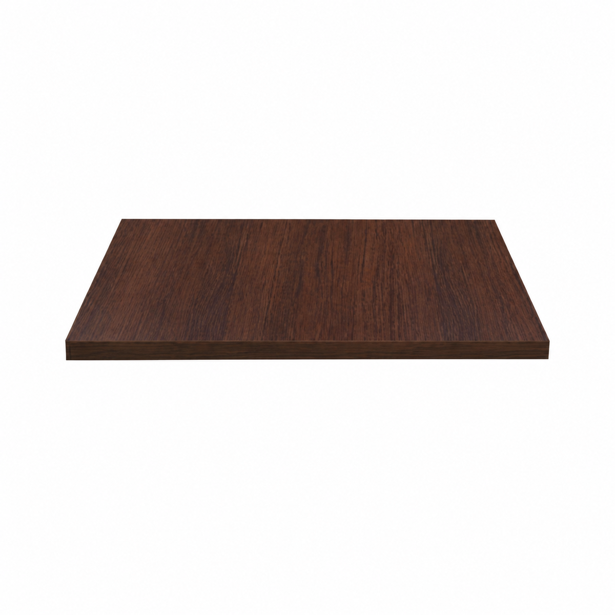 12" x 24" Walnut Wood Melamine Shelf