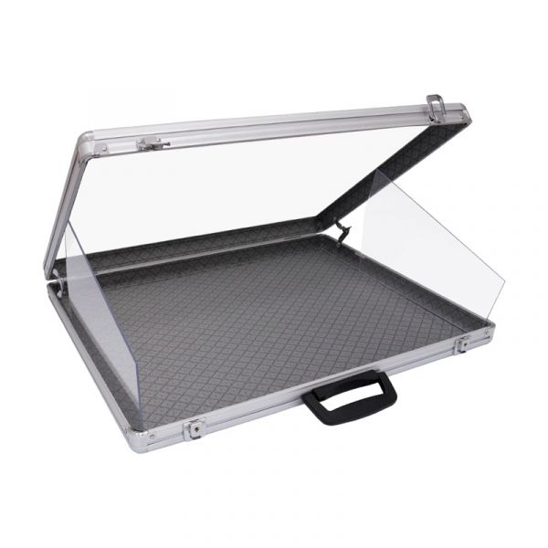 Glass Top Aluminum Case 24" x 20"
