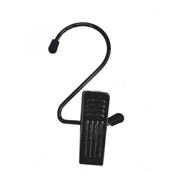 Black 3" Hanger Hook with Clamp