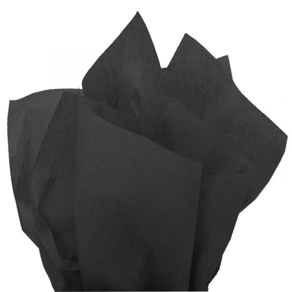 Black tissue paper