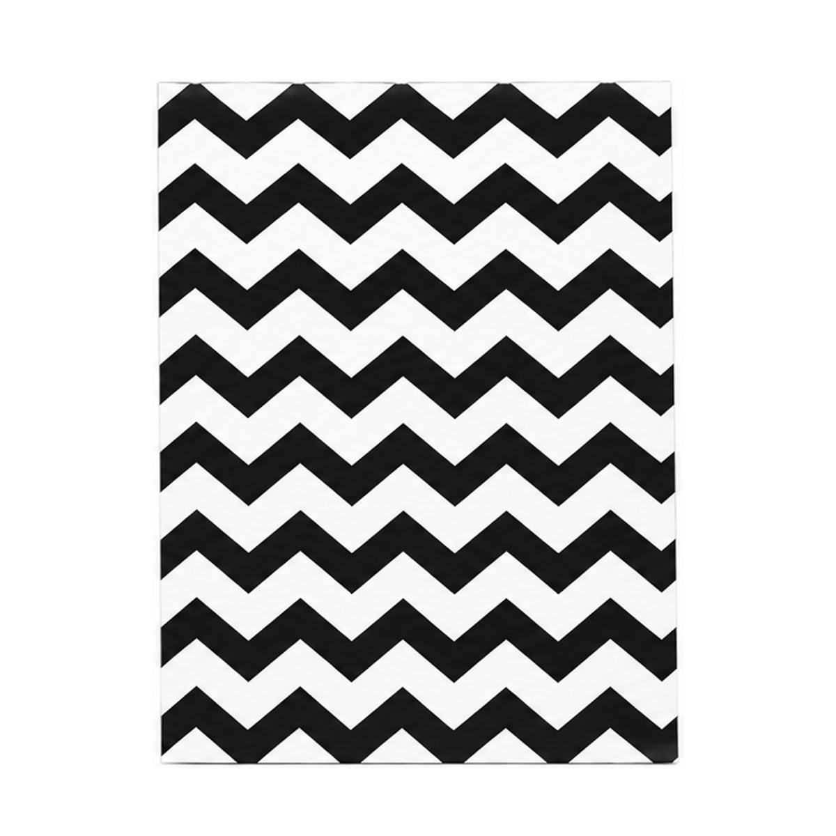Black Chevron Jewelry Bag — 8-1/2x11 — Kraft footprint