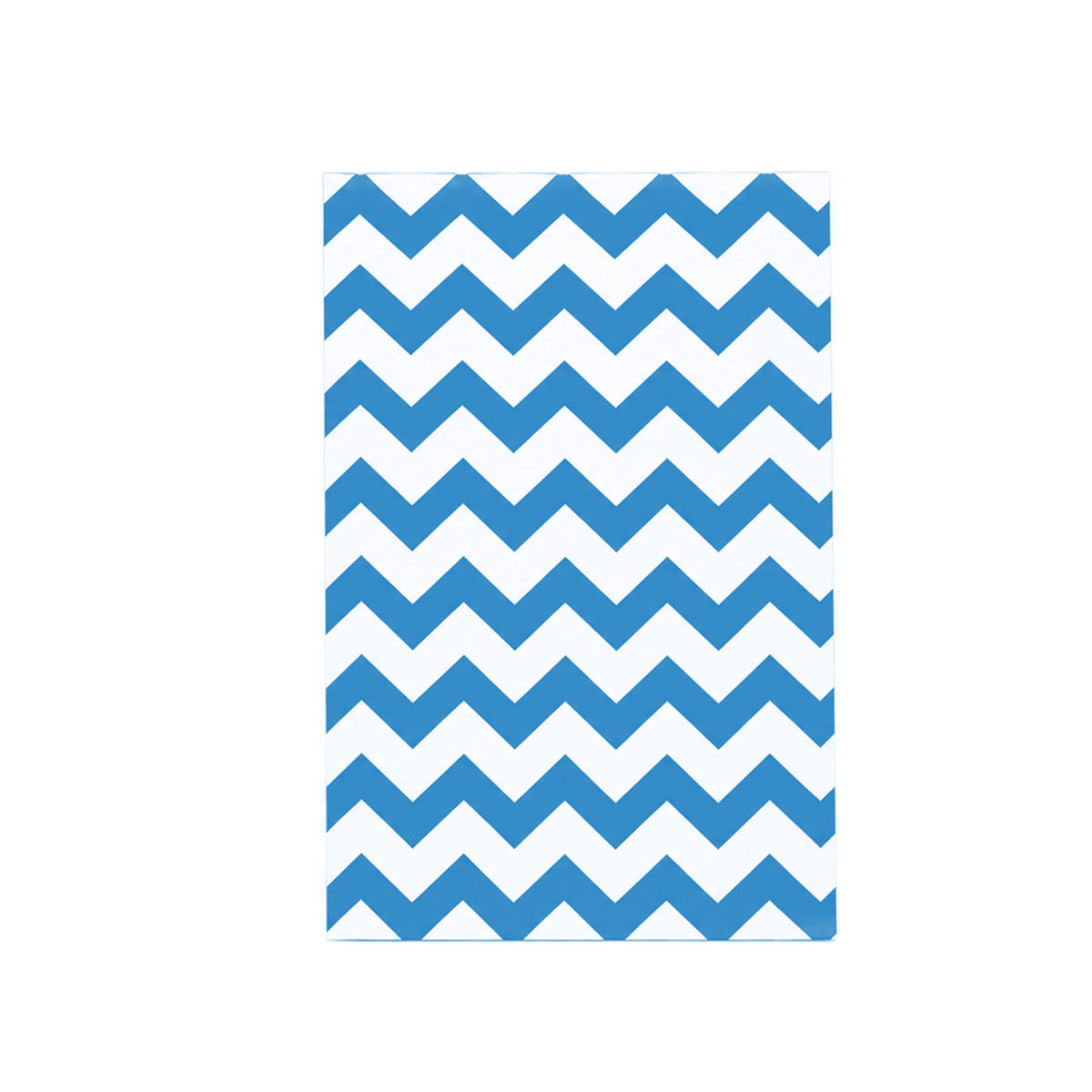 Blue Chevron Jewelry Bag — 6x9 — Kraft footprint
