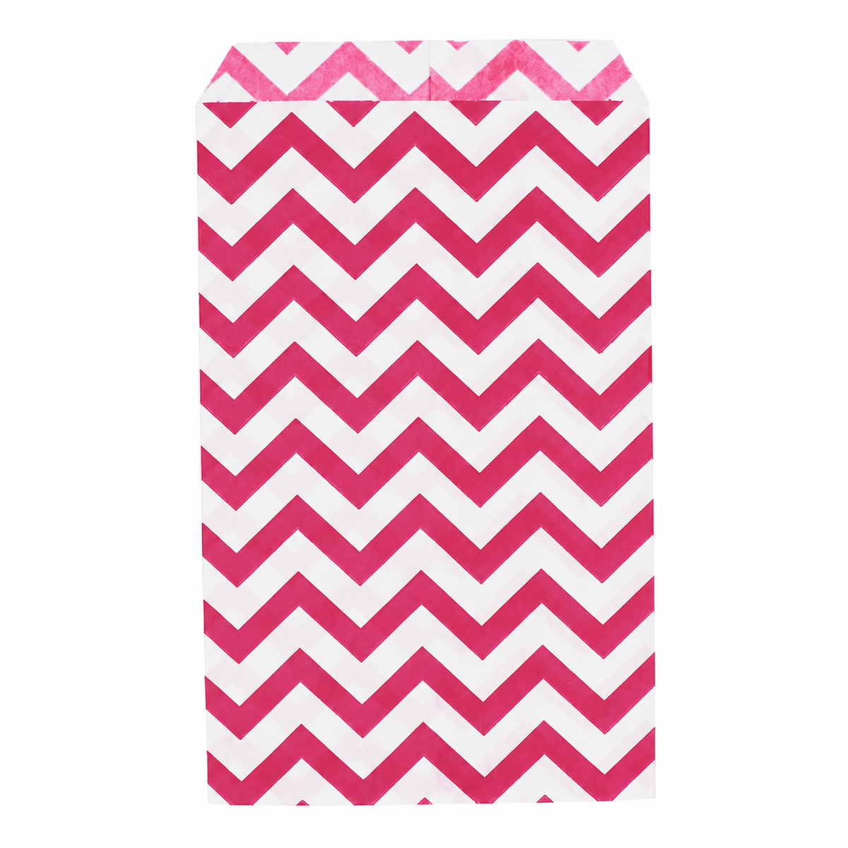 Pink Chevron jewelry bag