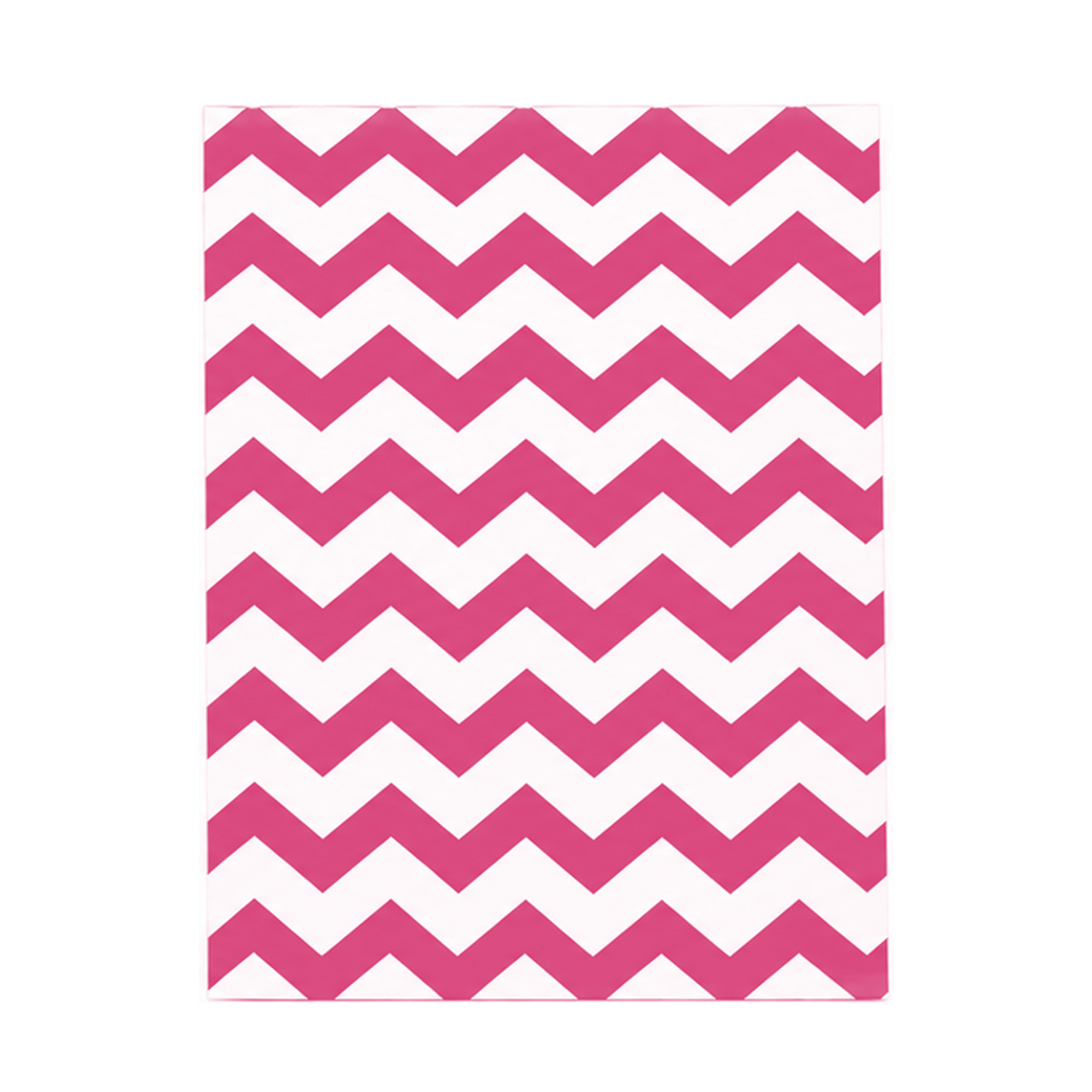 Pink Chevron Jewelry Bag — 8-1/2x11 — Kraft footprint