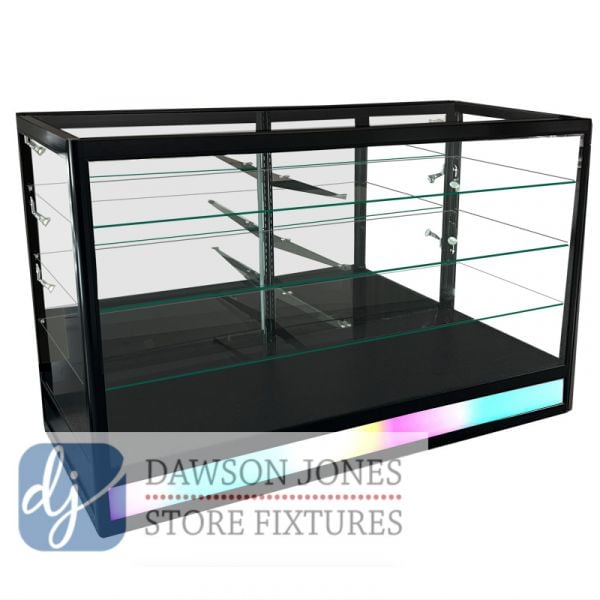 Radius Edge Retail Showcase with RGB Chasing Lights