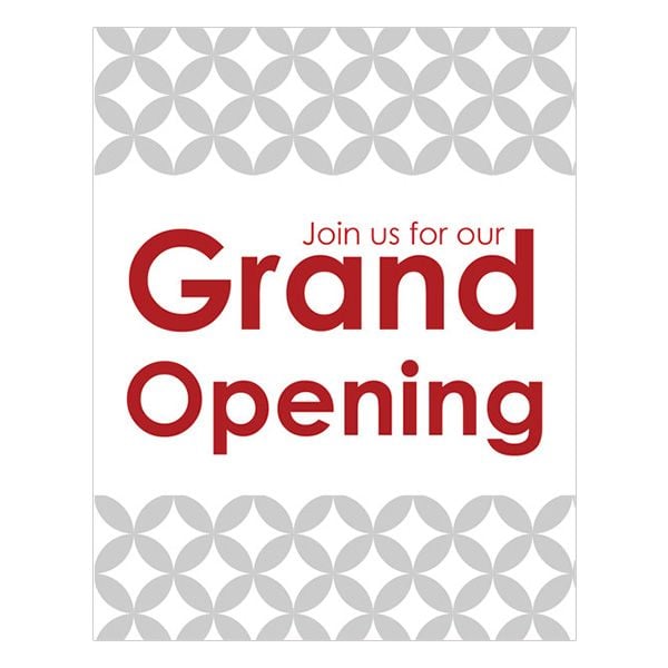 Grand Opening Poster - Boutique