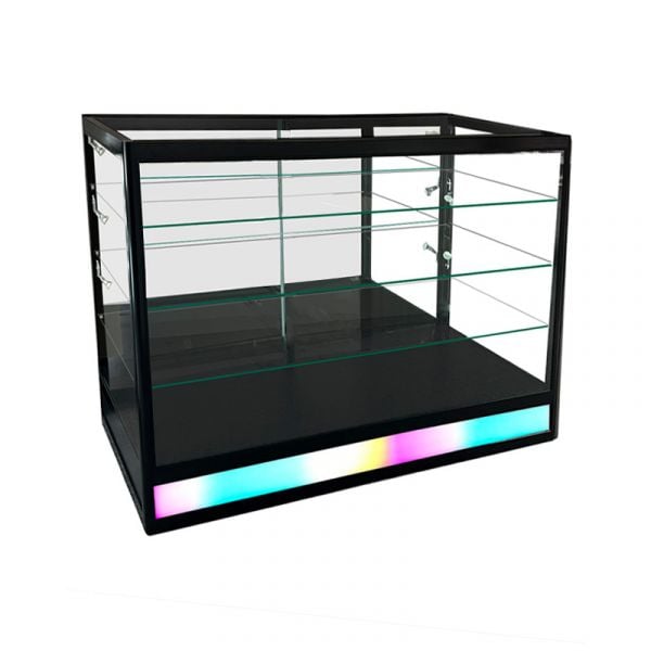 Radius Edge Retail Showcase with RGB Chasing Lights