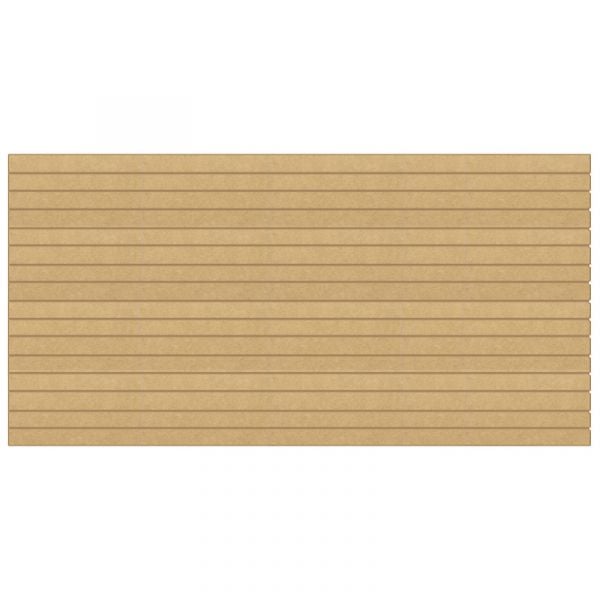 Slatwall Panel — Paint Grade — Full-sheet view