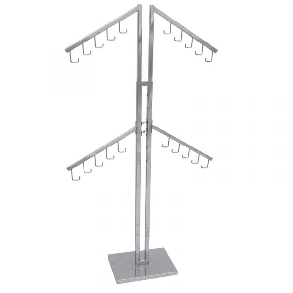 2 Tier Handbag Rack - Chrome