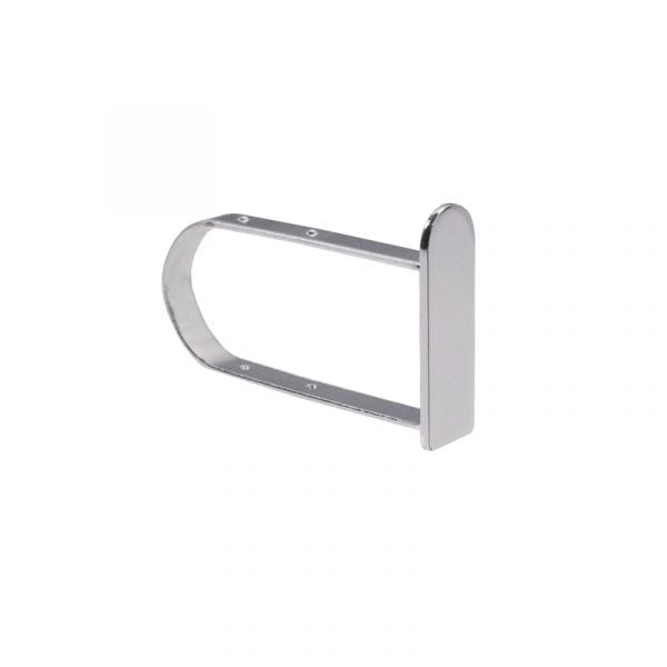 End Cap For Rectangular Tubing - Chrome