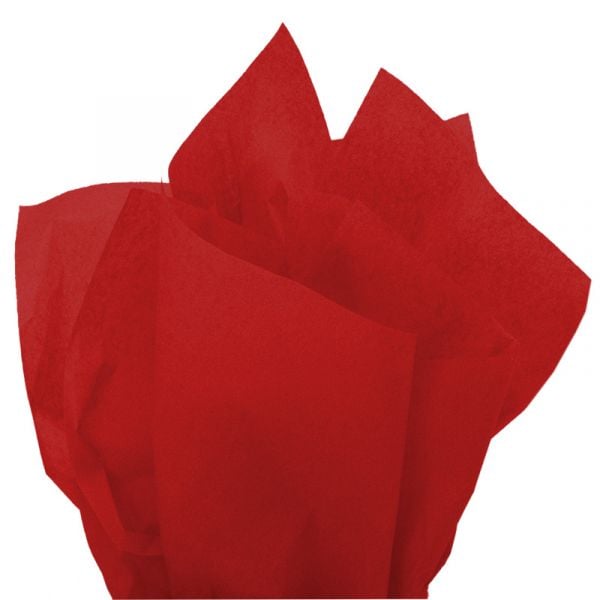 Red tissue paper