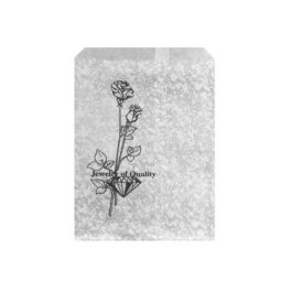Silver Jewelry Bag, 5 x 7 inches