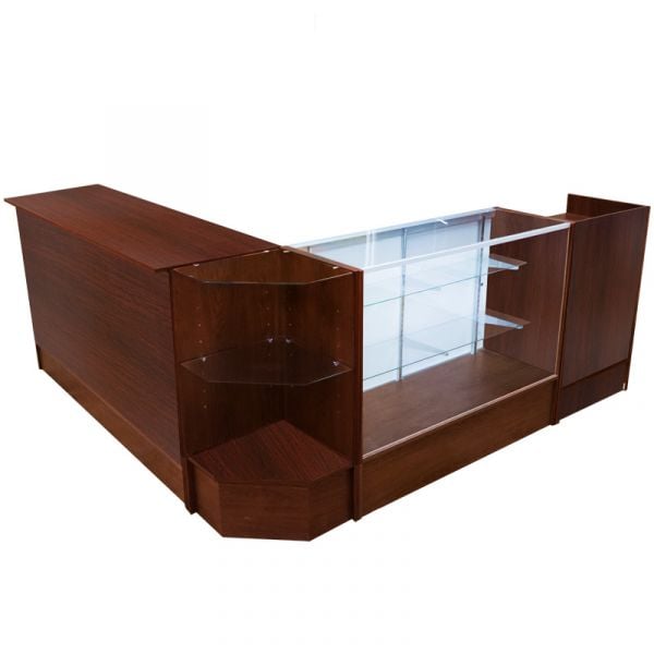Walnut Kiosk Combo