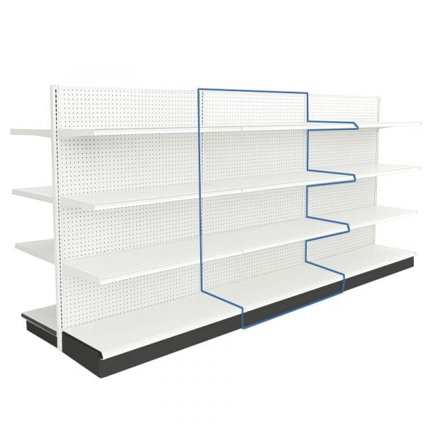 Used Aisle Gondola Add-On – White