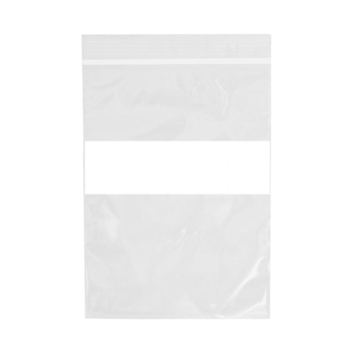 Zip Lock with Label Bag – 6x9 inches