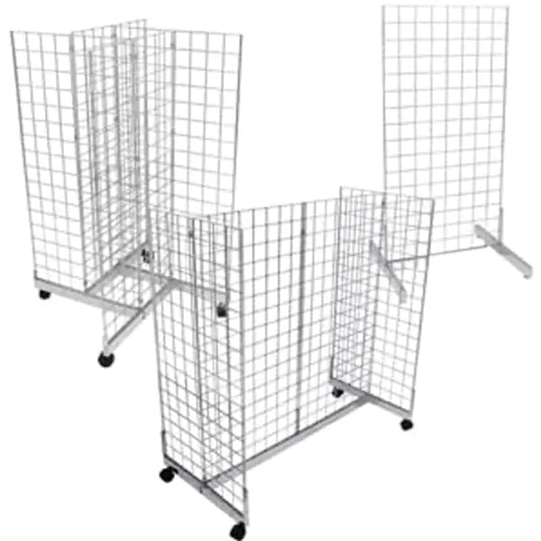 Chrome Grid Merchandisers