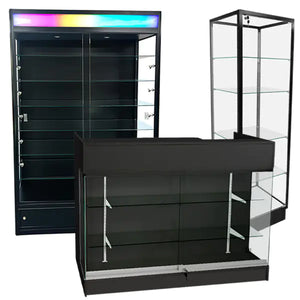 Display Cases - Black