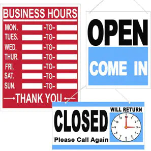 Open Signs