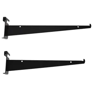 Black Grid Shelf Brackets