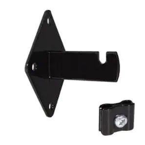 Black Connectors and Wall Mounts
