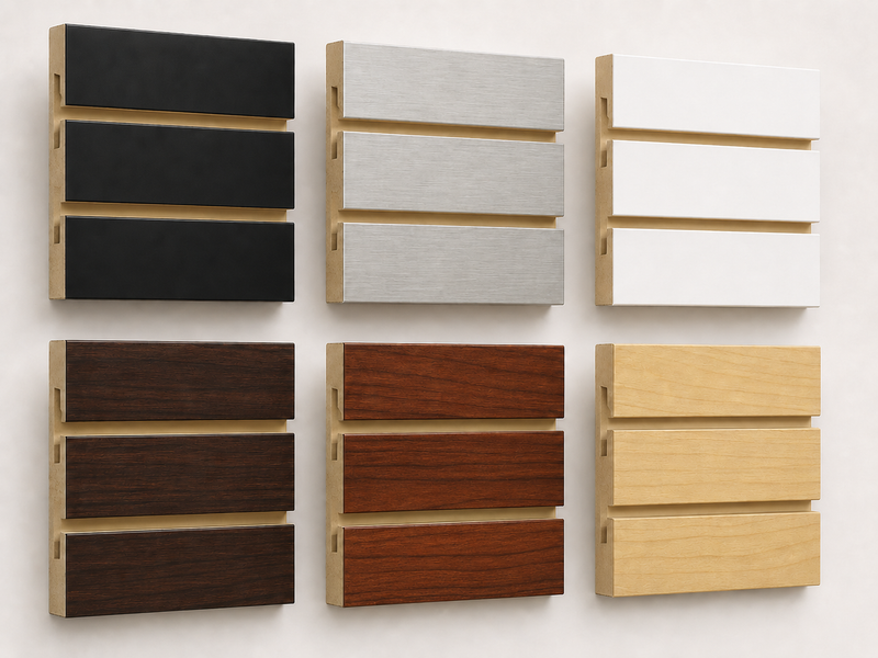 Slatwall Panels, Inserts & Trim