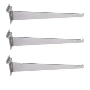 Slatwall Shelving & Brackets -Chrome