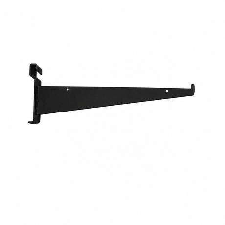 10 inch black grid shelf bracket - SKU 13028BL