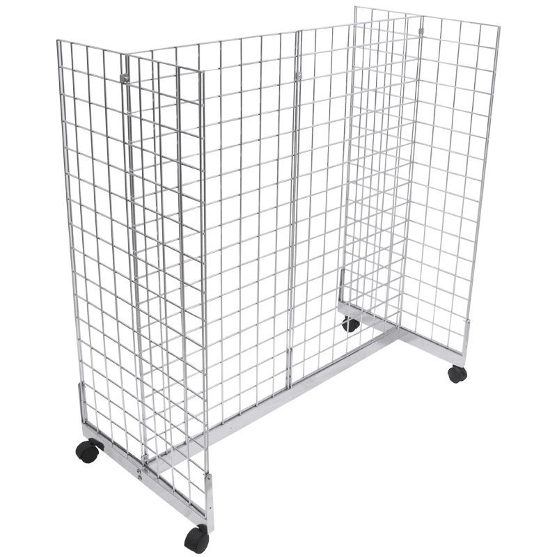 Gondola Base for Grid — Chrome — display example