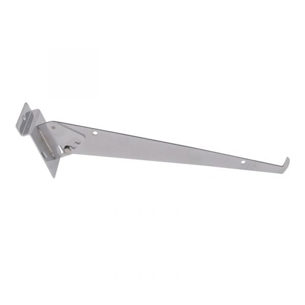 Adjustable Slatwall Shelf Bracket – Chrome