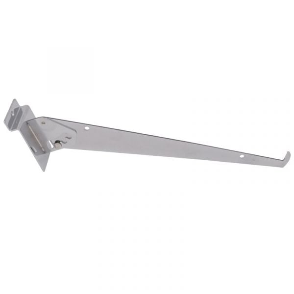 Adjustable Slatwall Shelf Bracket – Chrome