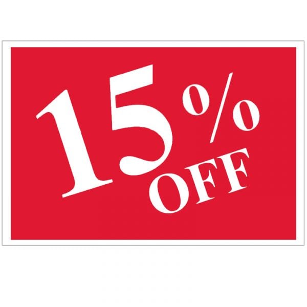 15% Off