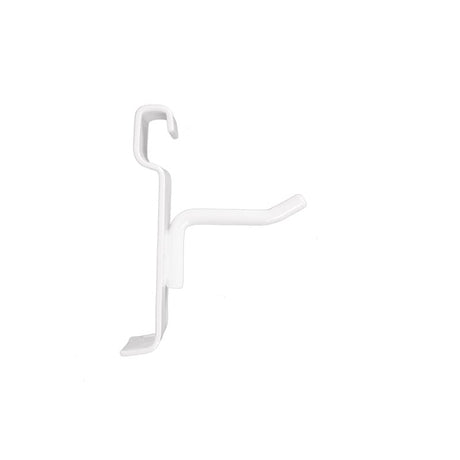 2 inch white grid hook - SKU 14002WH