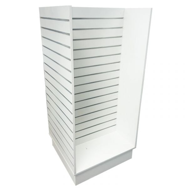 Slatwall 2ft H Unit W/ Aluminum Inserts