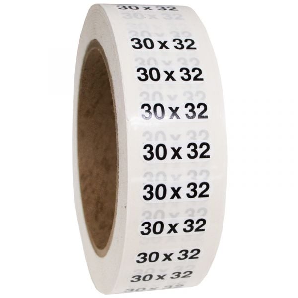 Size 30x32 labels