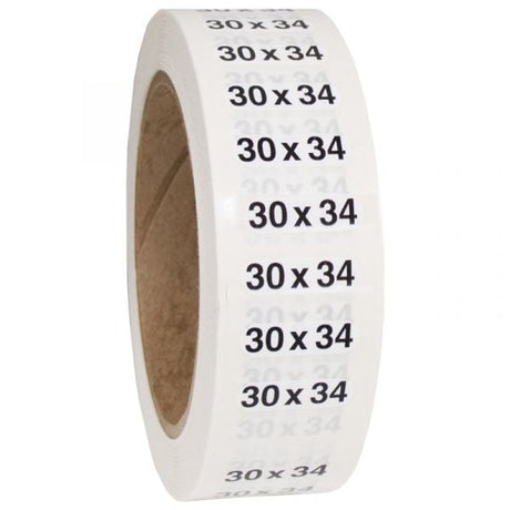 Size 30x34 labels