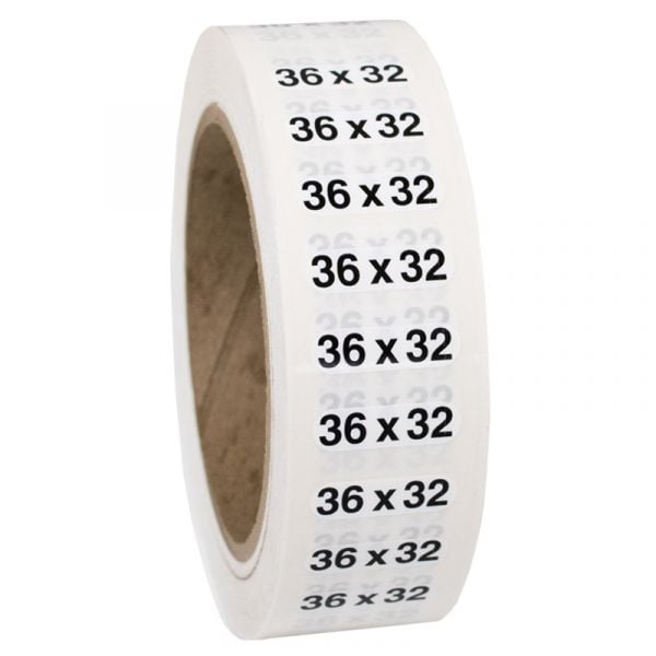 Size 36x32 labels