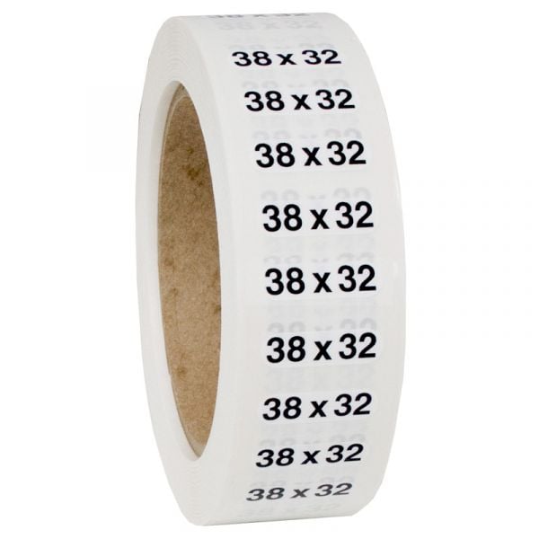 Size 38x32 labels