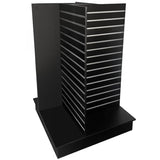 Slatwall 4-Way Display With Aluminum Inserts