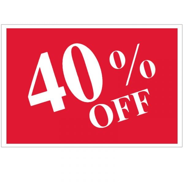 40% Off