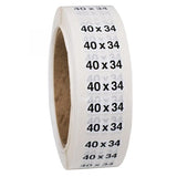Size 40x34 labels