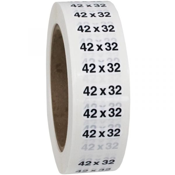 Size 42x32 labels